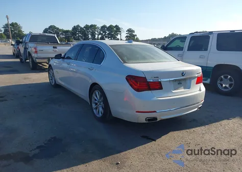 2013 BMW 740Li xDrive from USA, damaged, VIN WBAYF4C57DD127890